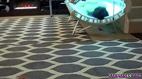 Old Redhead Gives Hardcore Blowjob to Annoying Stepbro