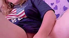 Huge red dildo machine makes her squirt everywhere.