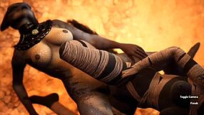 ג'קל פרווה משפשפת כוסות דרגון פרווה בטירוף