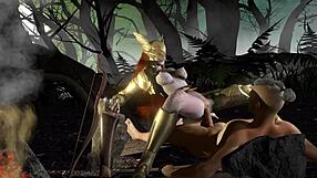 Malenia Rides on Top in Forest Loop Elden Ring Parody