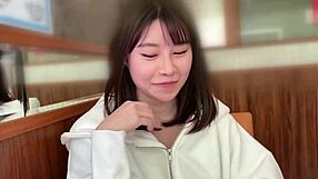 First POV Creampie Sex With Cute Asian Couple And Natural Tits.