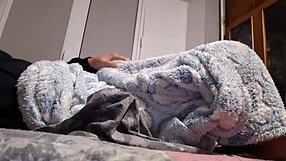 in cold apartment we lick and fuck pussies to warm up girls with orgasms