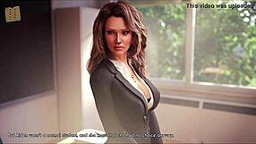 Wife and stepmother play intense game in anime style