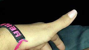 Masturbating my pussy while watching a porn movie