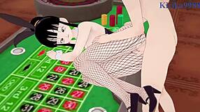 ANDROID 18 AND CHI-CHI IN BUNNY OUTFITS HAVE INTENSE SEX IN THIS DRAGON BALL HENTAI