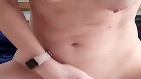 Petite Blonde Milf Rides Massive Black Dildo Intensely