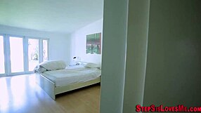 Watch this slutty teen get cum dumped on her