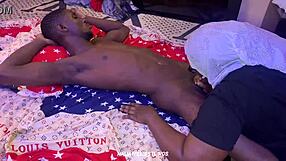 Yo, I'm sucking my best friend's 9-inch black cock hard