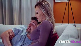 busty girlfriend curious about my birthday wish today