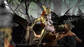 Malenia Rides on Top in Forest Loop Elden Ring Parody