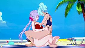 Cagliostro, Chris Yukine, Maria Intense Futanari Sex