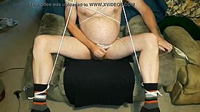 edgar293 tied up in intense masturbation leading to cumshot