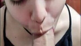 Teen 18+ Gives Passionate Oral Before Bed