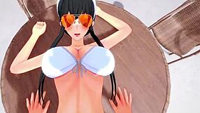 Yor Forger Bikini Pool Hardcore in Spy X Family