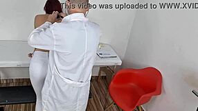 Doctor Applies Injection to Patient with Care in Hospital Room