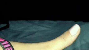 Masturbating my pussy while watching a porn movie