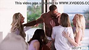 Milfy Five Milfs Vs One Bbc - Maitland Brandi Phoenix Christy & Serenity Take On Jason Luv