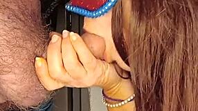 Italian Redhead Takes Big Cock In Mouth Passionately