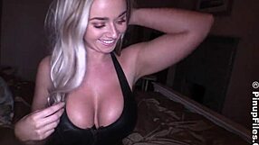 Hey, Melissa Debling showcases her big tits in this pinup files photoshoot with a focus on her natural curves and elegant poses