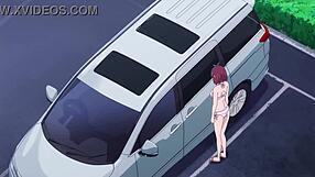 Hot scene with big tits and blow job in an anime called Friendship with a hunk