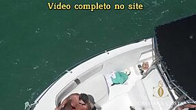 Young woman gives ass in front of the captain