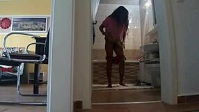 Almost naked, I shocked the delivery guy today