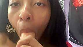 ebony girl gets really horny and masturbates suggestively