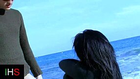 I’m Obsessed with This Beach Threesome Featuring Dirty Brunette Babes