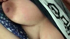 chubby latina ex girlfriend with big natural tits jacks off friend during masturbation session