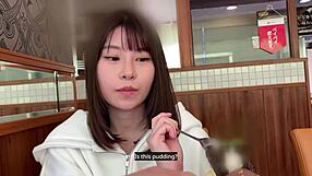 First POV Creampie Sex With Cute Asian Couple And Natural Tits.