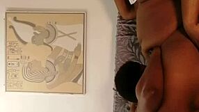 BBW Roxy sucks a hard cock with shaved pussy on display.