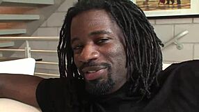 African lover bent over for big cock