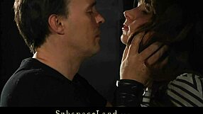 Slave Endures Merciless Humiliation With Hardcore Fuck And Cum In Mouth In Cage