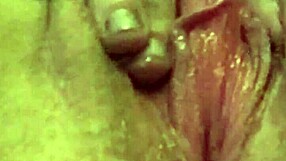 Dirty slut caught playing with vibrator on hidden camera feed