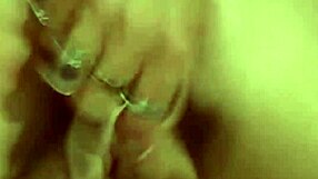 horny wife rolls on bed masturbating with toys glamour milf brunette