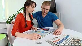 teen chelsy sun gets fucked and cumshot after clothes ripped.