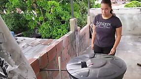 Discovering Stepsister Smoking On Rooftop, Blowjob Request For Penetration To Avoid Telling Stepmom - Part 1