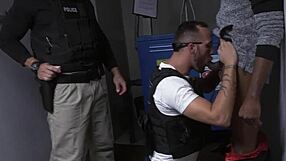 Purse Thief Turns Ass Meat for Corrupt Horny Cops in Gay Patrol