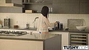 CHEATING GIRLFRIEND AMANDA LANE GETS FIRST ANAL ASSFUCKING IN DOGGYSTYLE