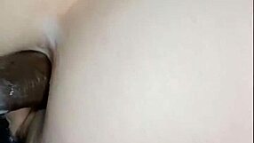 Anal creampie for my master as he slates me in after work