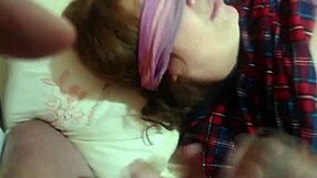 My Best Friend Shares Huge Cock with Wife for Intense Sucking and Cumshot in Mouth!