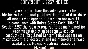 Wet Asian Milf Maxine X Squirts Pussy Juice While Dildo Drilling Her Tight Cunt In Steamy Shower Solo