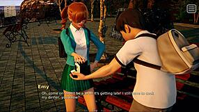 I face my bully who became my lover in this game.