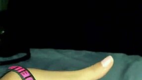 Masturbating my pussy while watching a porn movie