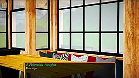 Walkthrough of the anime-style game 'My new family 427' with PC gameplay