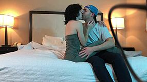 Hot Makeout Session With Petite Tattooed Teen Beauty