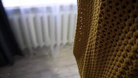 Hot secretary teases big ass in tight jeans