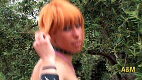 Beautiful girls with red hair and brunettes in erotic videos