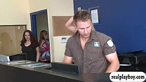 Hot Babes Flash Tits And Ass For Money In Garage!