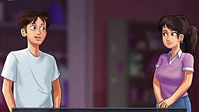 summertime saga episode 213 with milf cartoon character